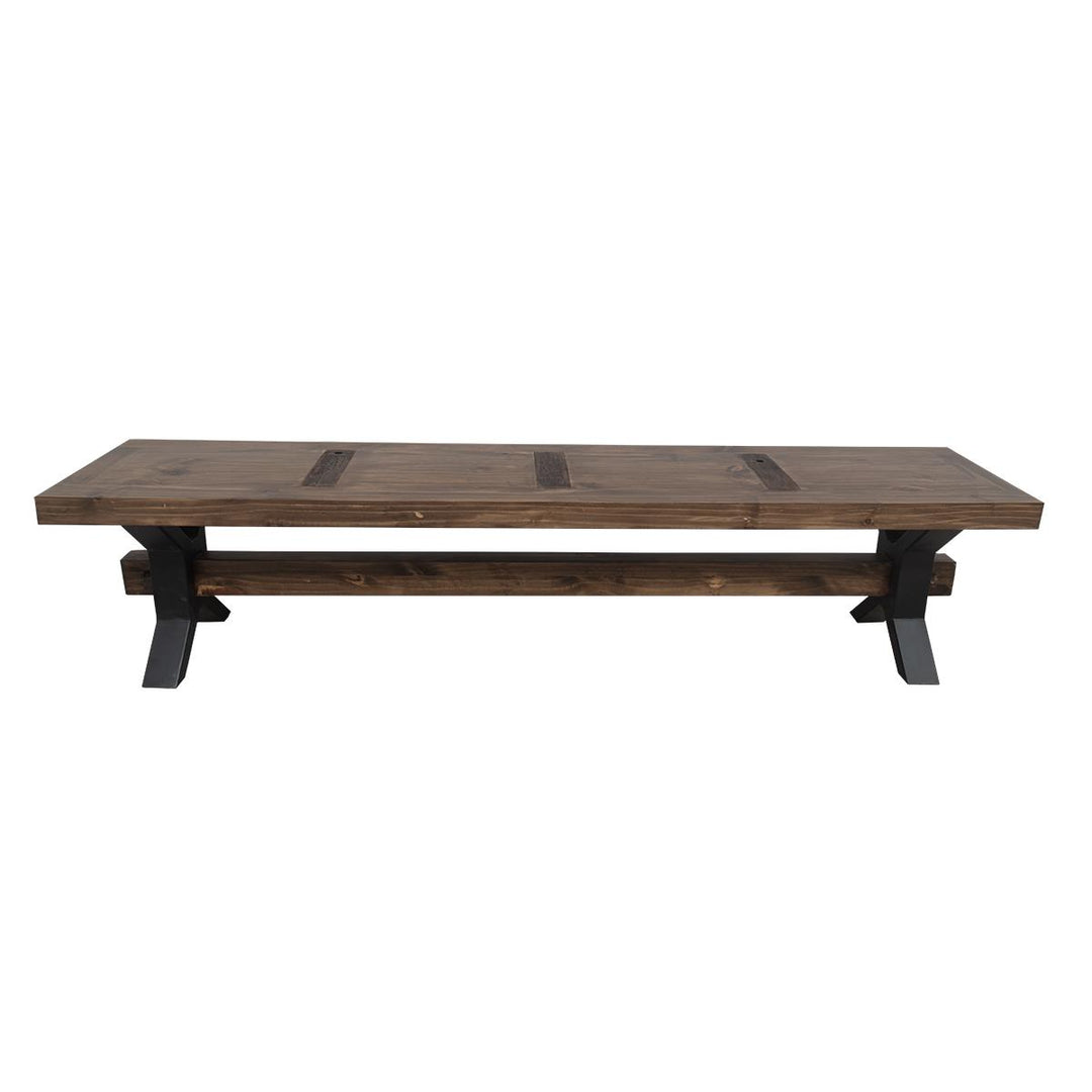 Riverside Dark Walnut Dining Room Bench