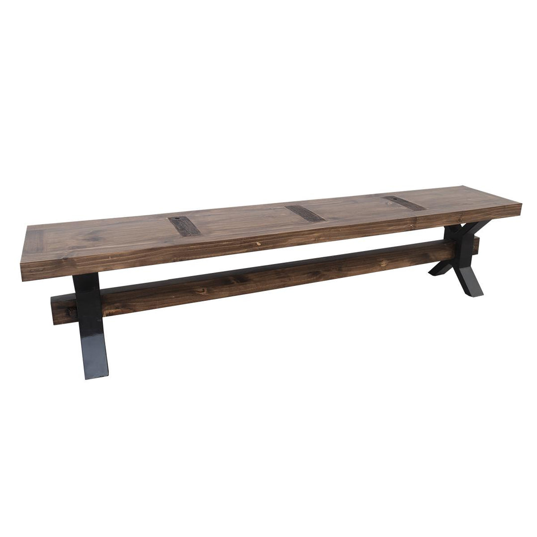 Riverside Dark Walnut Dining Room Bench